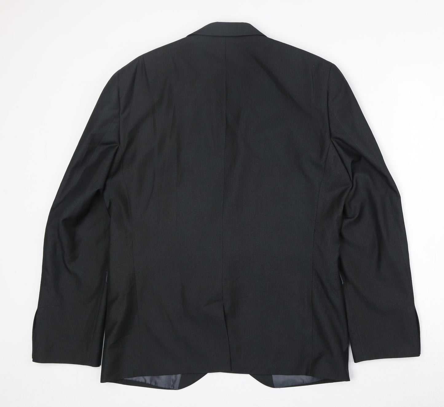 NEXT Mens Grey Polyester Jacket Suit Jacket Size 42 Regular