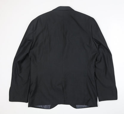 Next Mens Grey Polyester Jacket Suit Jacket Size 42 Regular