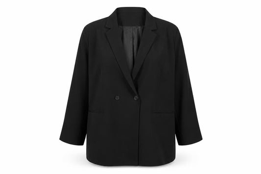 Caspsule Womens Black Polyester Jacket Suit Jacket Size 14