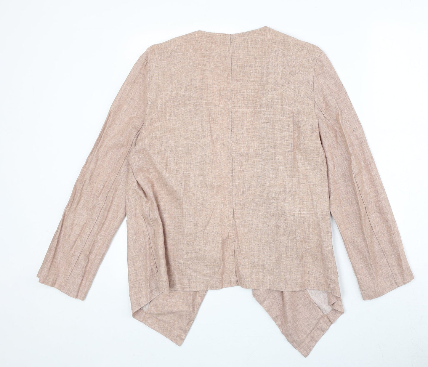New Look Womens Pink V-Neck Viscose Cardigan Jumper Size 14