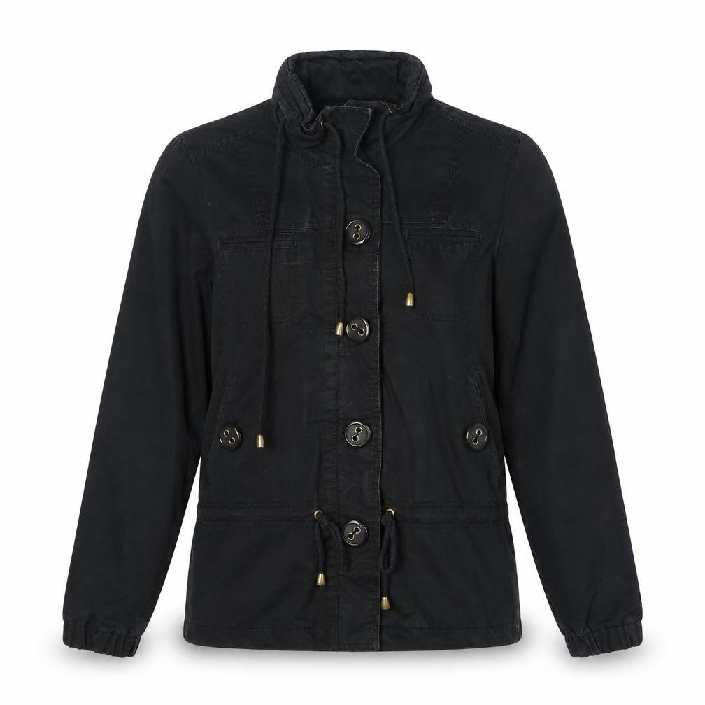 Review Womens Black Jacket Size M Zip