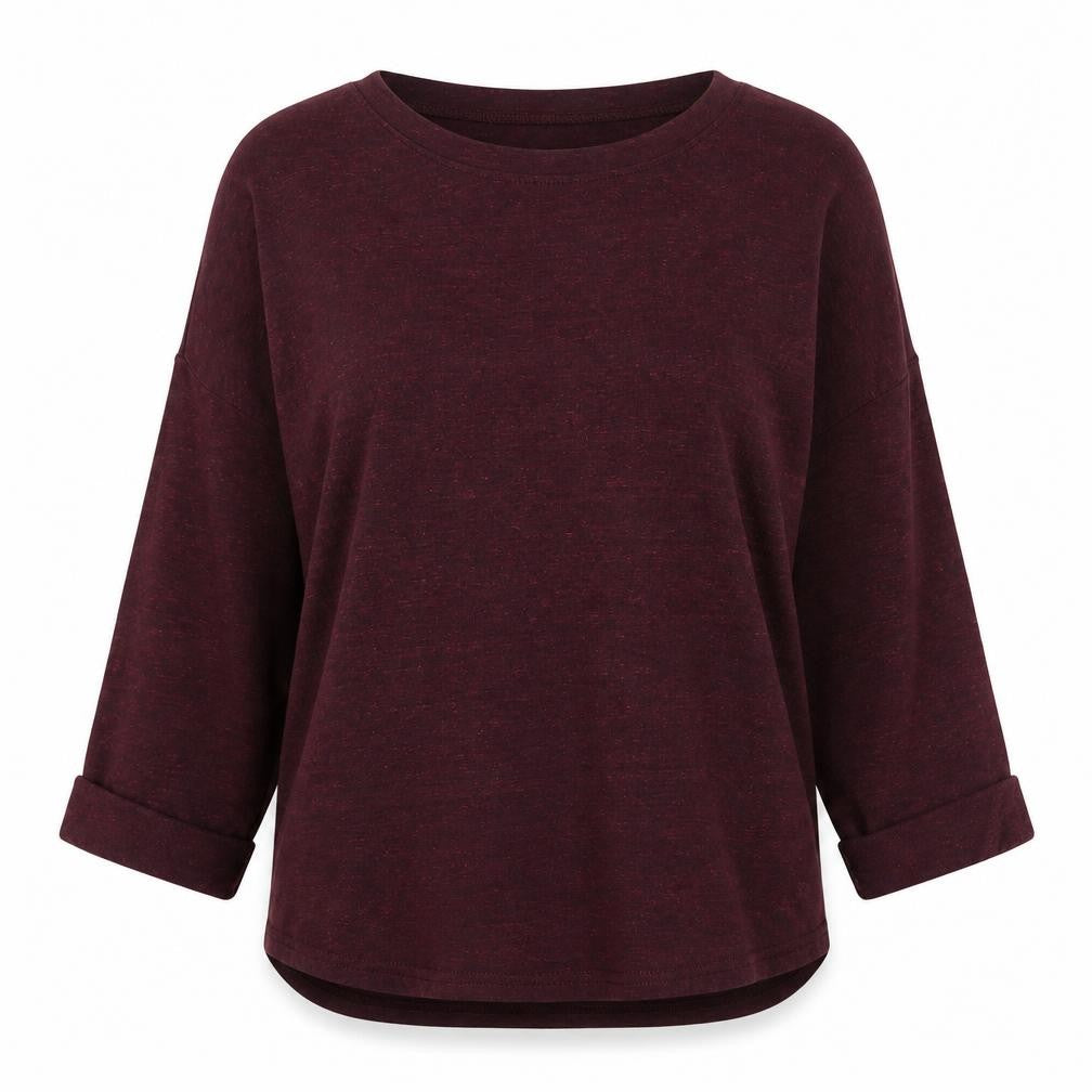 H&M Womens Red Cotton Pullover Sweatshirt Size S Pullover