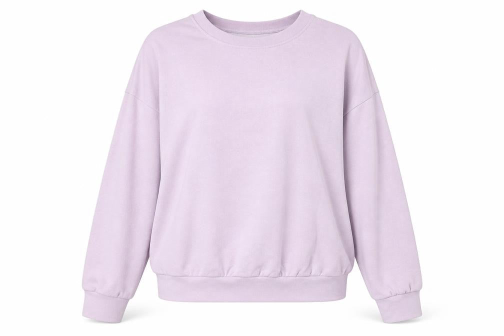 I SAW IT FIRST Womens Purple Cotton Pullover Sweatshirt Size S Pullover
