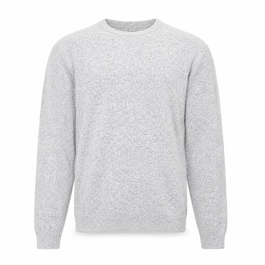 Burton Mens Grey Round Neck Acrylic Pullover Jumper Size S Long Sleeve