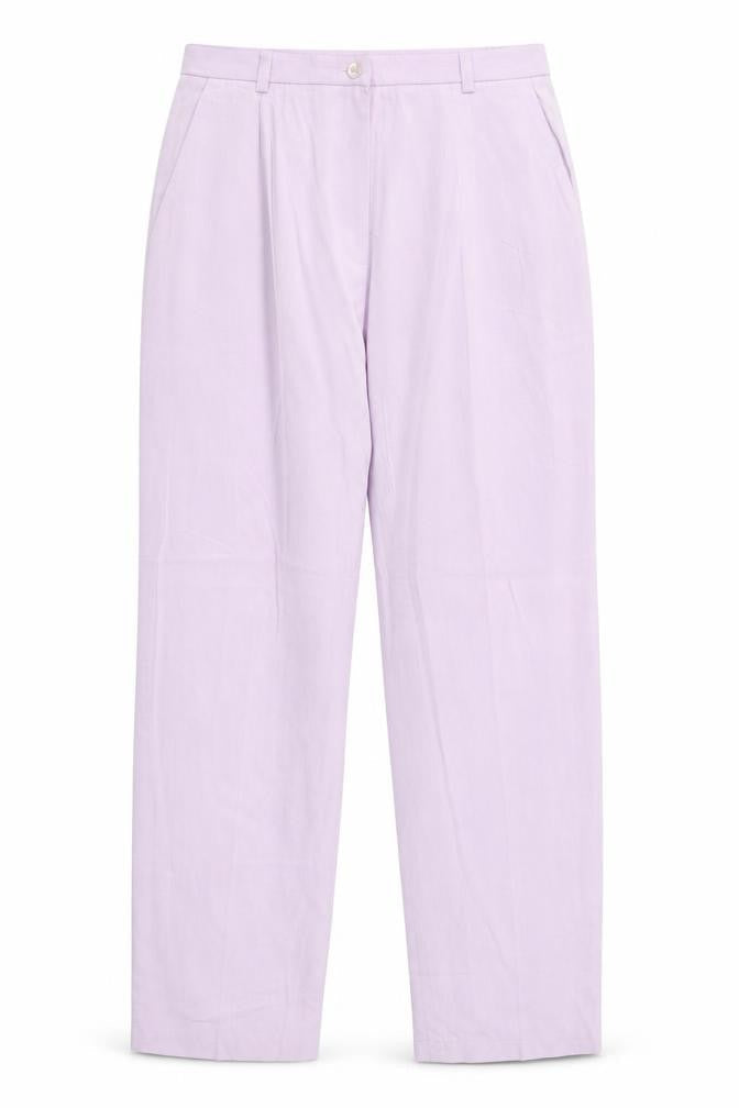 Paul Separates Womens Purple Polyester Trousers Size 12 Regular Zip