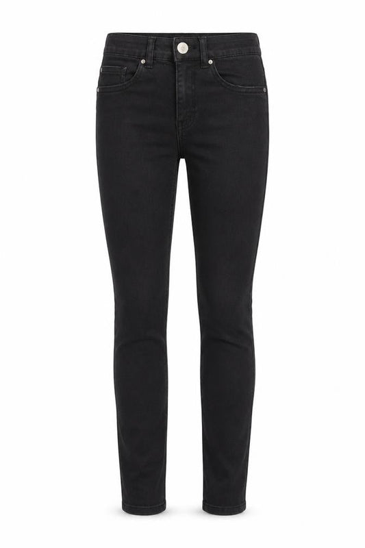 157 Womens Grey Cotton Skinny Jeans Size 25 in Slim Zip