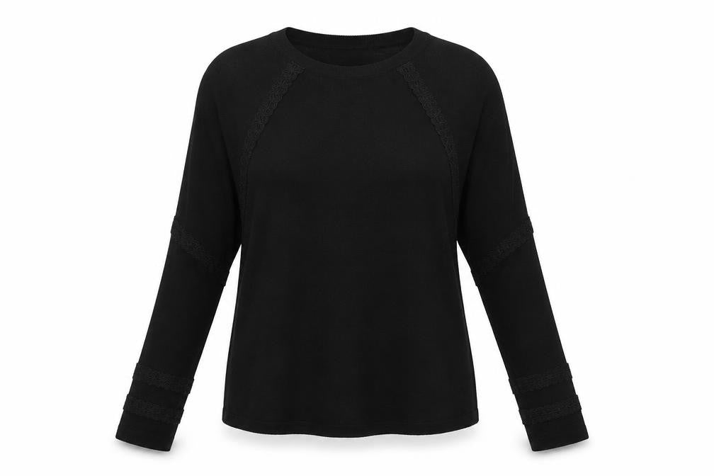 Marks & Spencer Womens Black V-Neck Viscose Pullover Jumper Size M