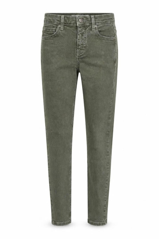 Topshop Womens Green Polyester Skinny Jeans Size 26 in Regular Zip