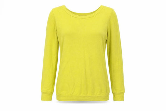 River Island Womens Yellow Round Neck Viscose Pullover Jumper Size 6
