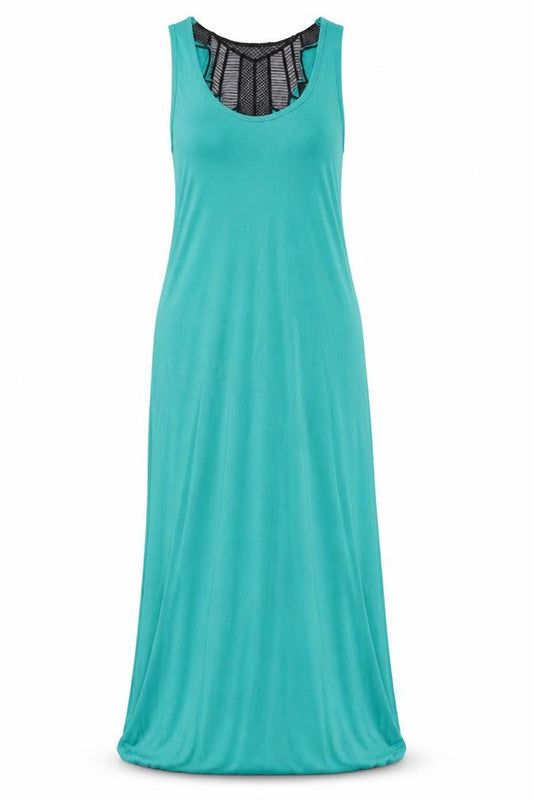 H&M Womens Green Viscose Maxi Size 8 Round Neck Pullover