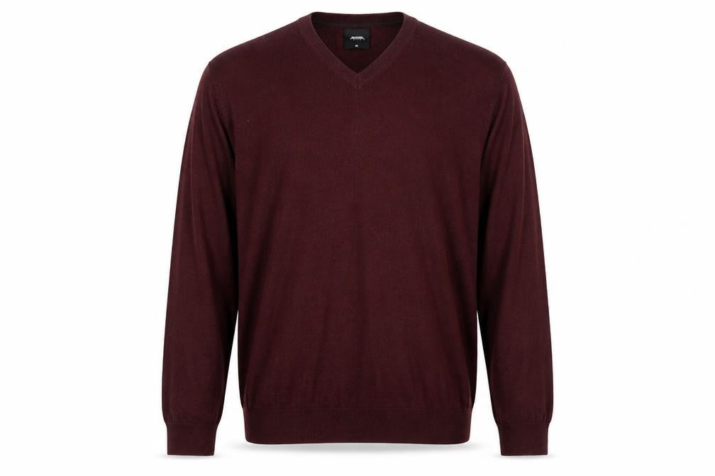 Burton Mens Red Round Neck Cotton Pullover Jumper Size XL Long Sleeve