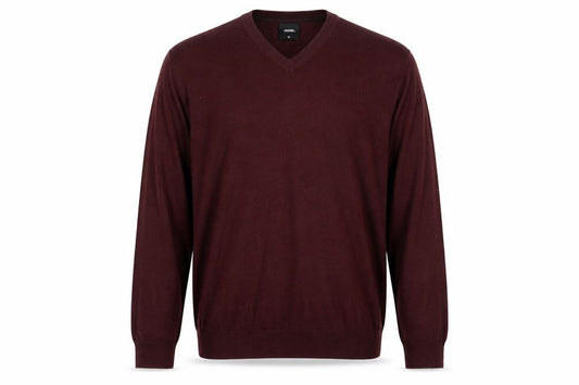 Burton Mens Red Round Neck Cotton Pullover Jumper Size XL Long Sleeve