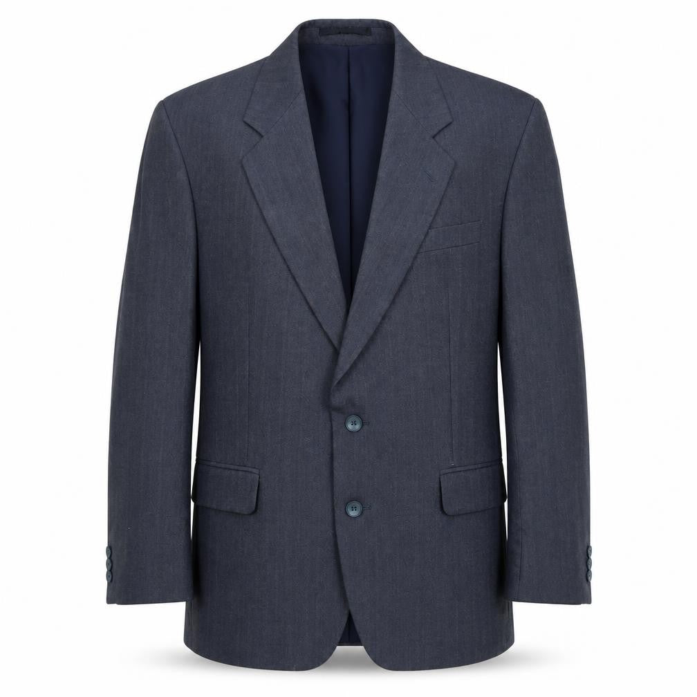 Grenwoods Mens Blue Wool Jacket Suit Jacket Size L Regular