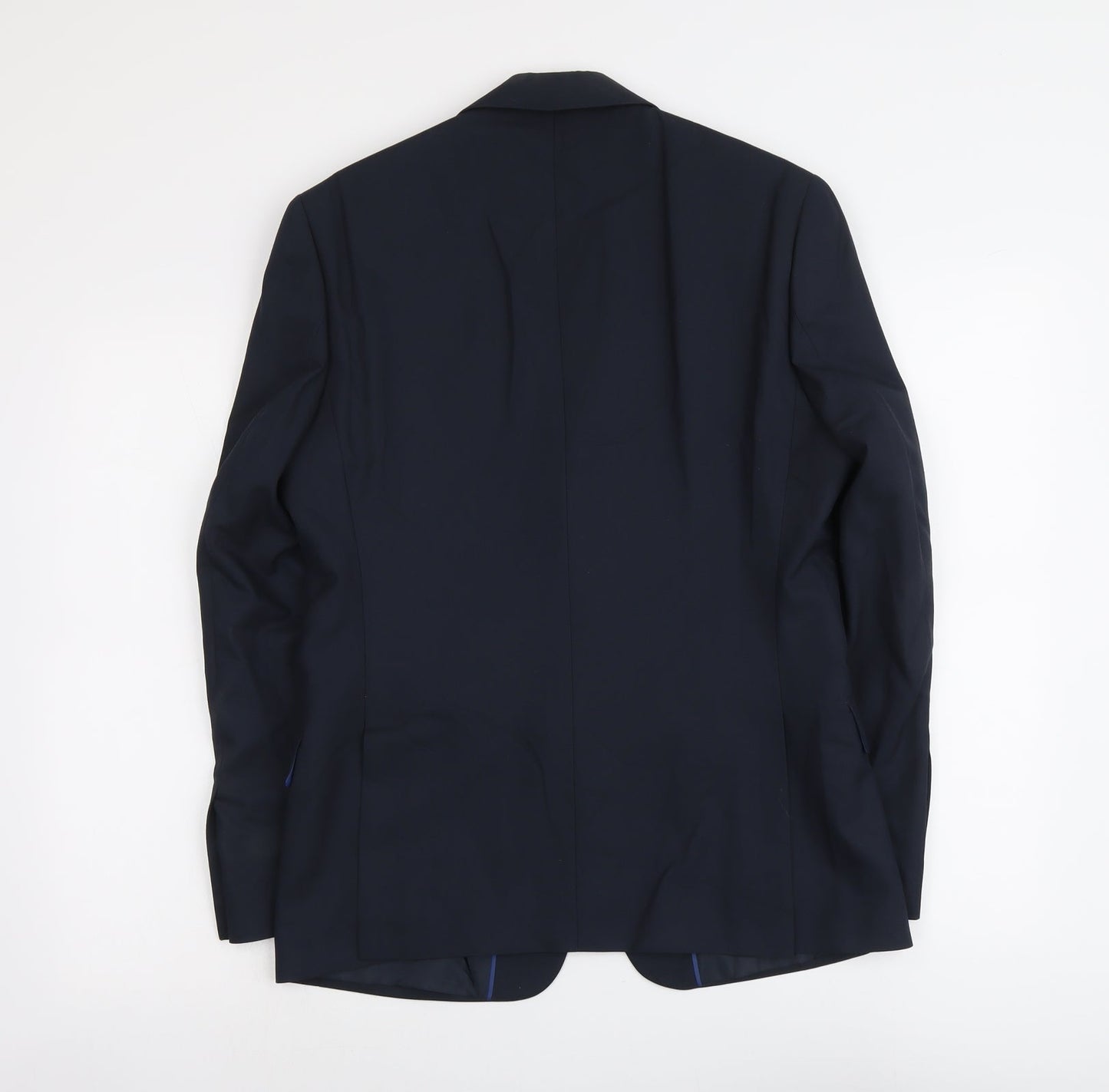 Marks and Spencer Mens Blue Polyester Jacket Suit Jacket Size M Regular