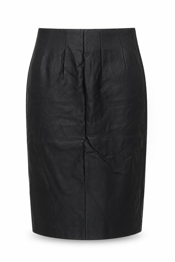 Oasis Womens Black Polyester A-Line Skirt Size 8 Zip