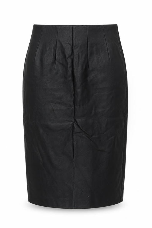 Oasis Womens Black Polyester A-Line Skirt Size 8 Zip