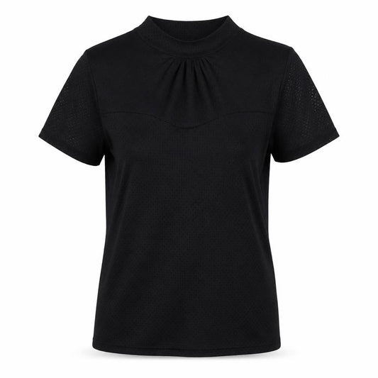 Dorothy Perkins Womens Beige Polyester Basic T-Shirt Size 8 Round Neck