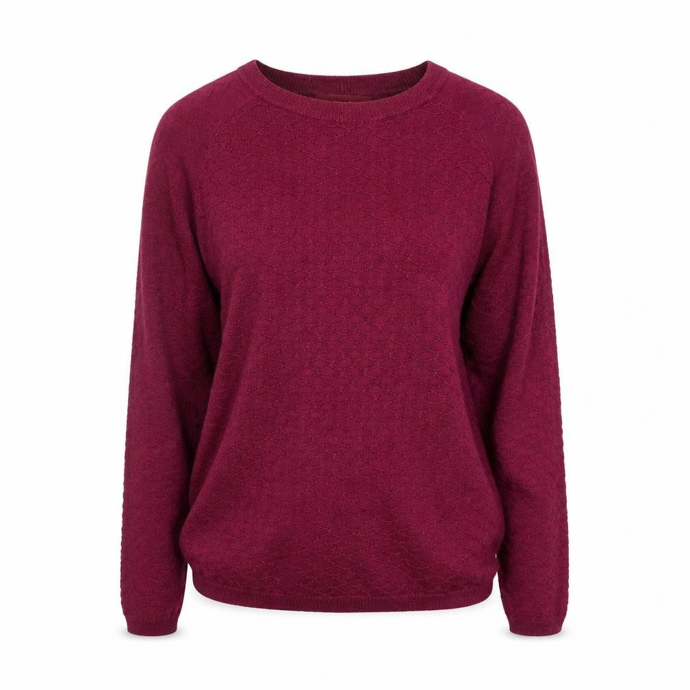 NEXT Womens Purple Boat Neck Cotton Pullover Jumper Size 8 - Textured