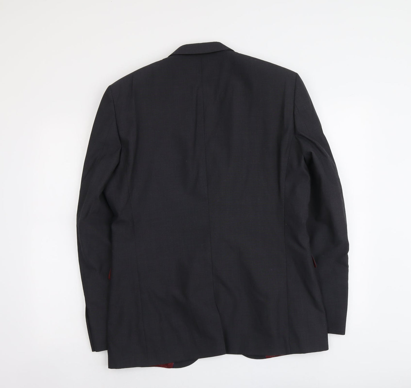 NEXT Mens Grey Wool Jacket Suit Jacket Size L Regular
