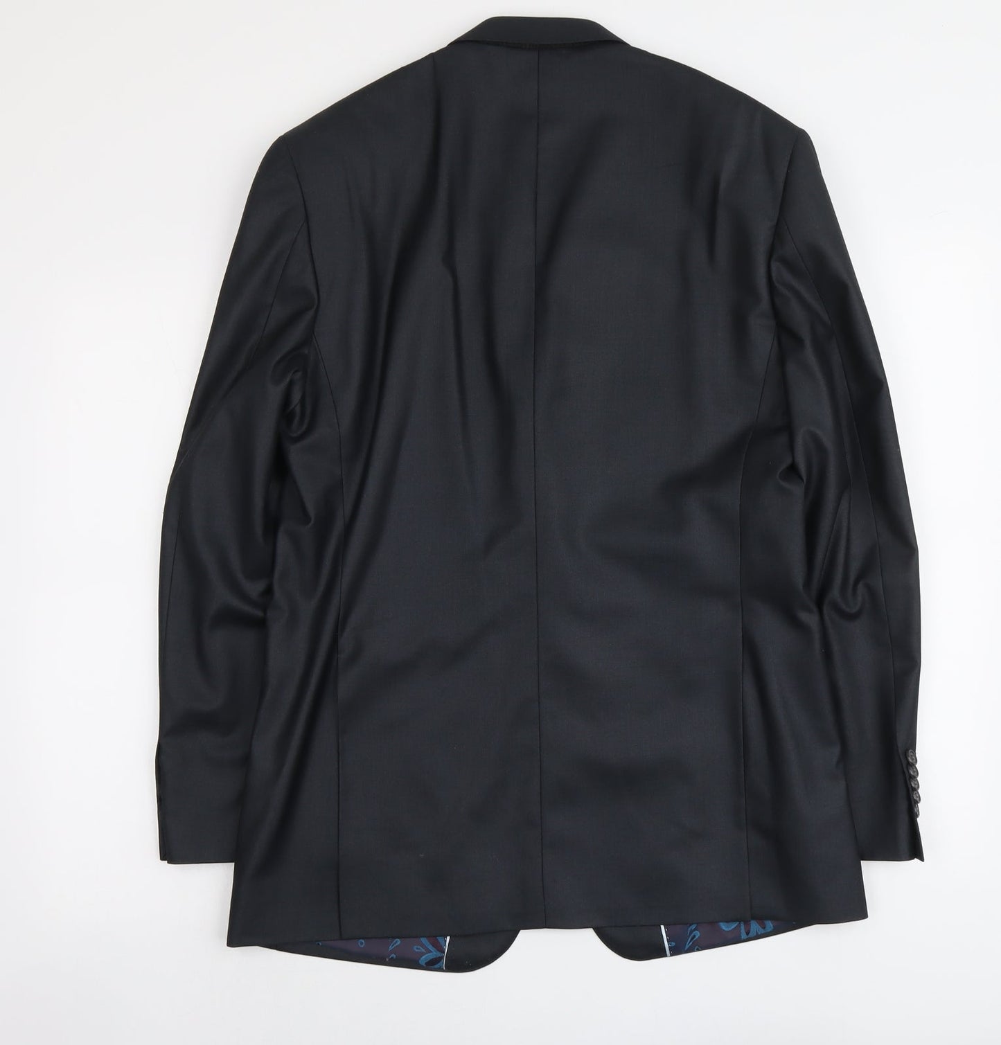 Milan Mens Grey Polyester Jacket Suit Jacket Size M Regular