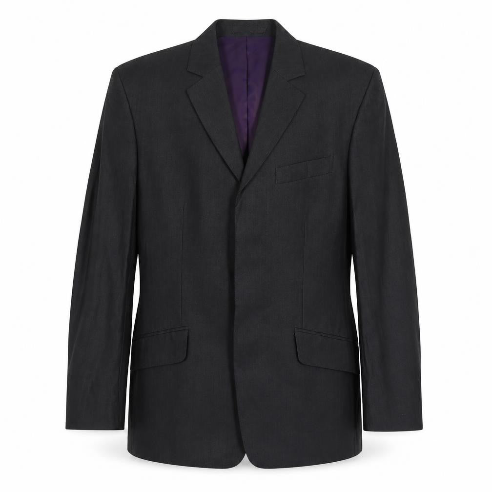 River Island Mens Grey Viscose Jacket Suit Jacket Size L Regular