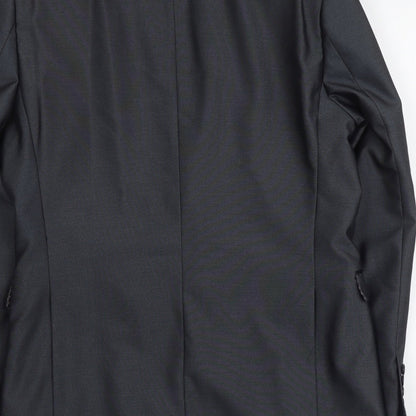 Next Mens Grey Polyester Jacket Suit Jacket Size L Regular
