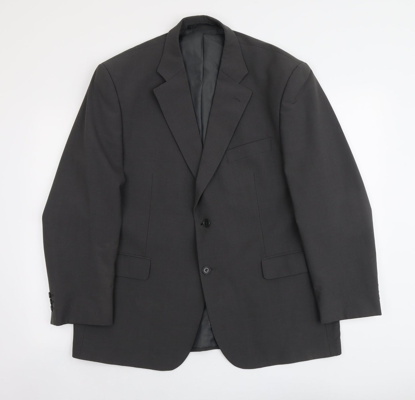 Marks and Spencer Mens Grey Polyester Jacket Suit Jacket Size L Regular