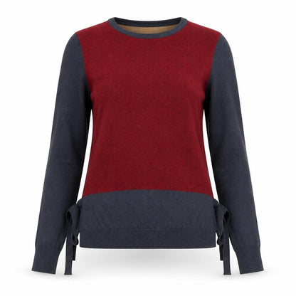 Next Womens Multicoloured Round Neck Cotton Pullover Jumper Size 8