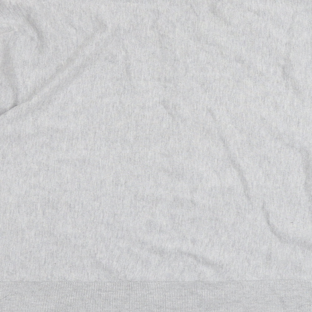Dorothy Perkins Womens Grey High Neck Viscose Pullover Jumper Size M