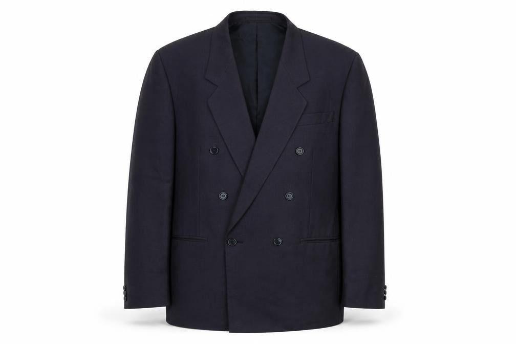 Lincroft Mens Blue Wool Jacket Suit Jacket Size 44 Regular