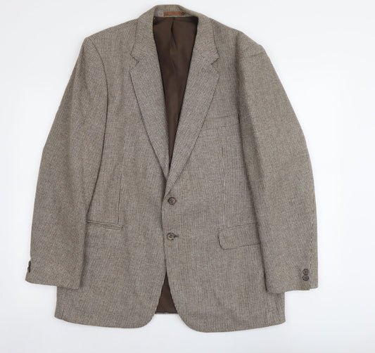 Marks and Spencer Mens Beige Wool Jacket Suit Jacket Size 42 Regular