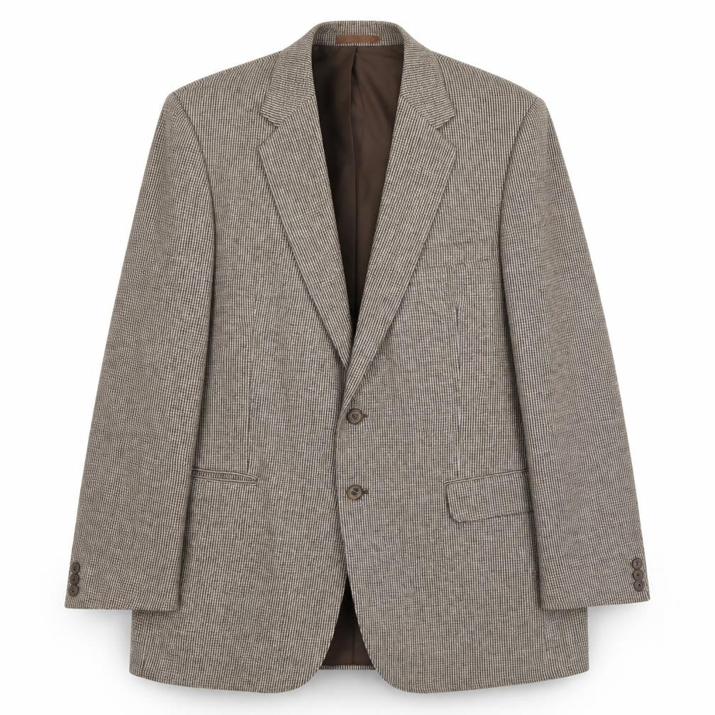 Marks & Spencer Mens Beige Wool Jacket Suit Jacket Size 42 Regular