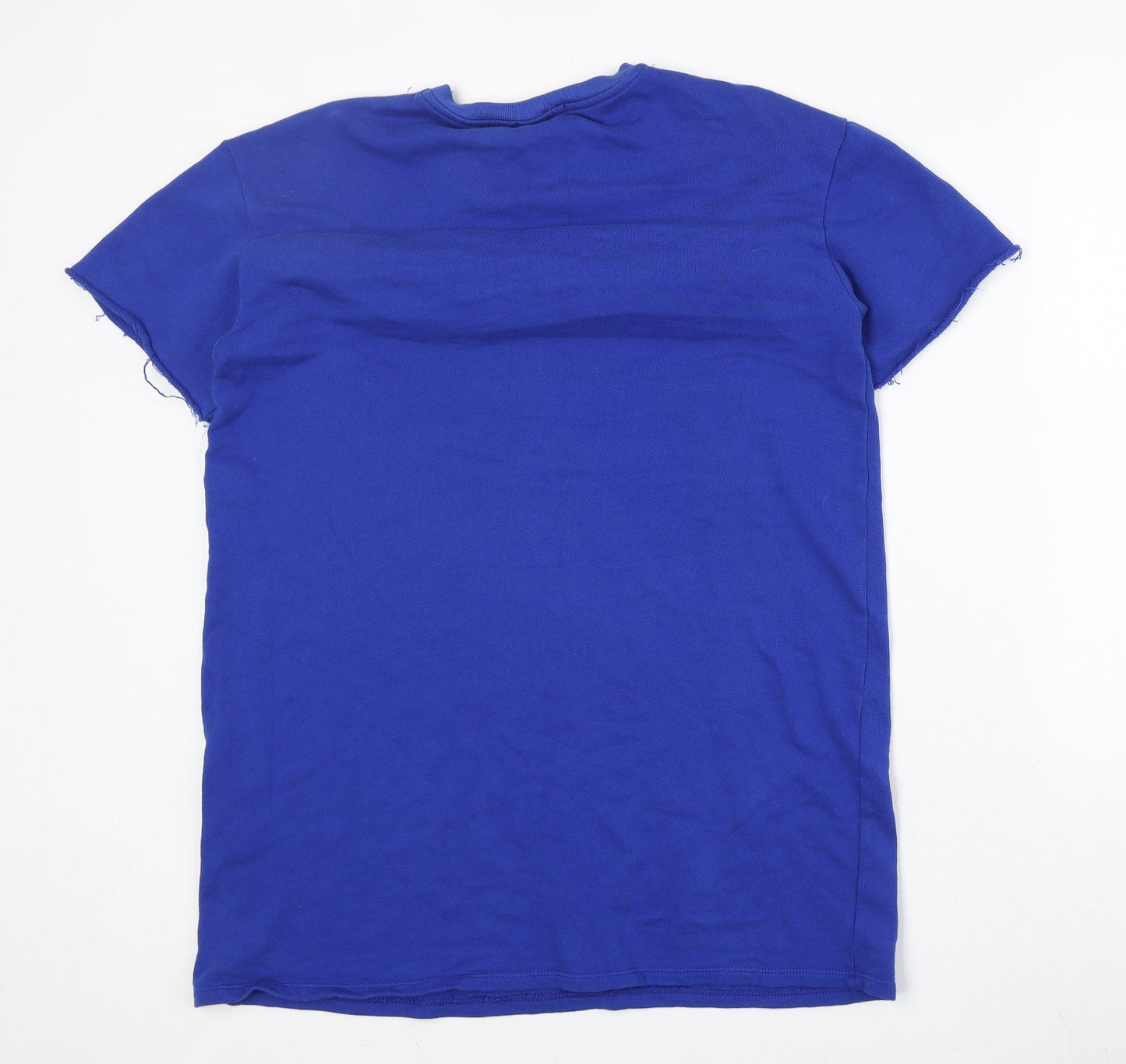 Zara Womens Blue Polyester Pullover Sweatshirt Size S Pullover