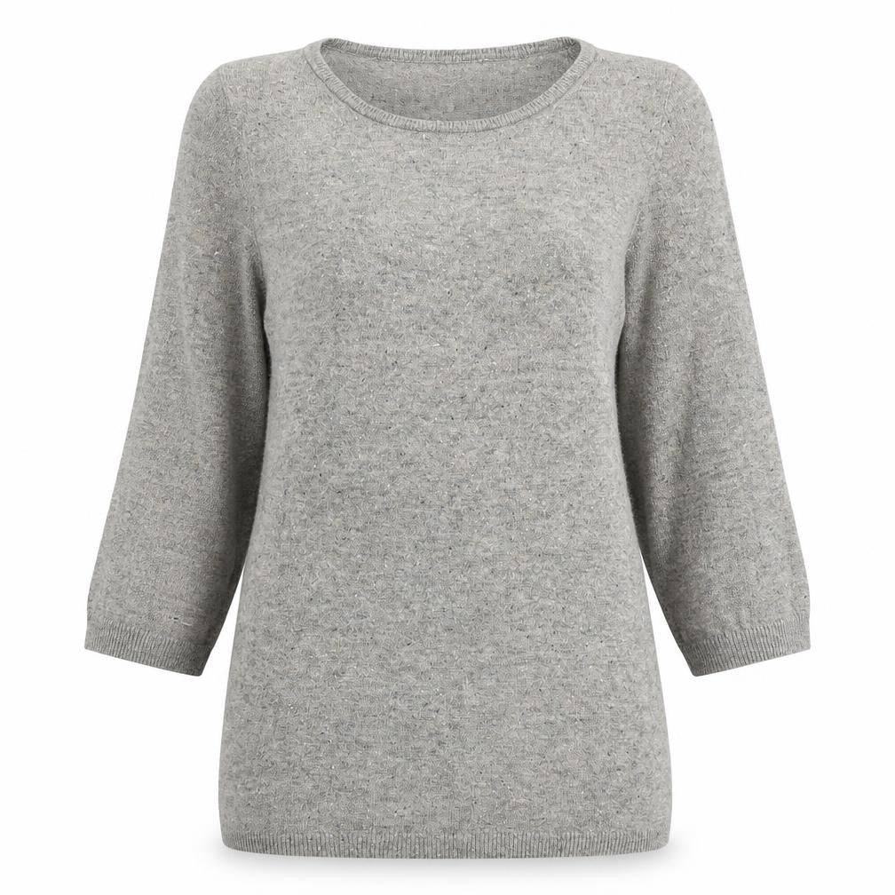 NEXT Womens Beige Boat Neck Cotton Pullover Jumper Size 6