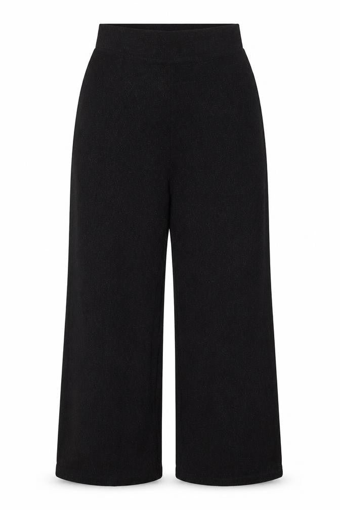 VILA Womens Black Polyester Trousers Size M Regular