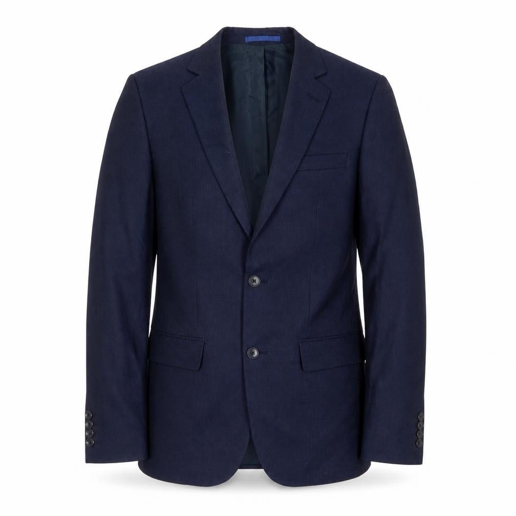 Marks & Spencer Mens Blue Polyester Jacket Suit Jacket Size 36 Regular