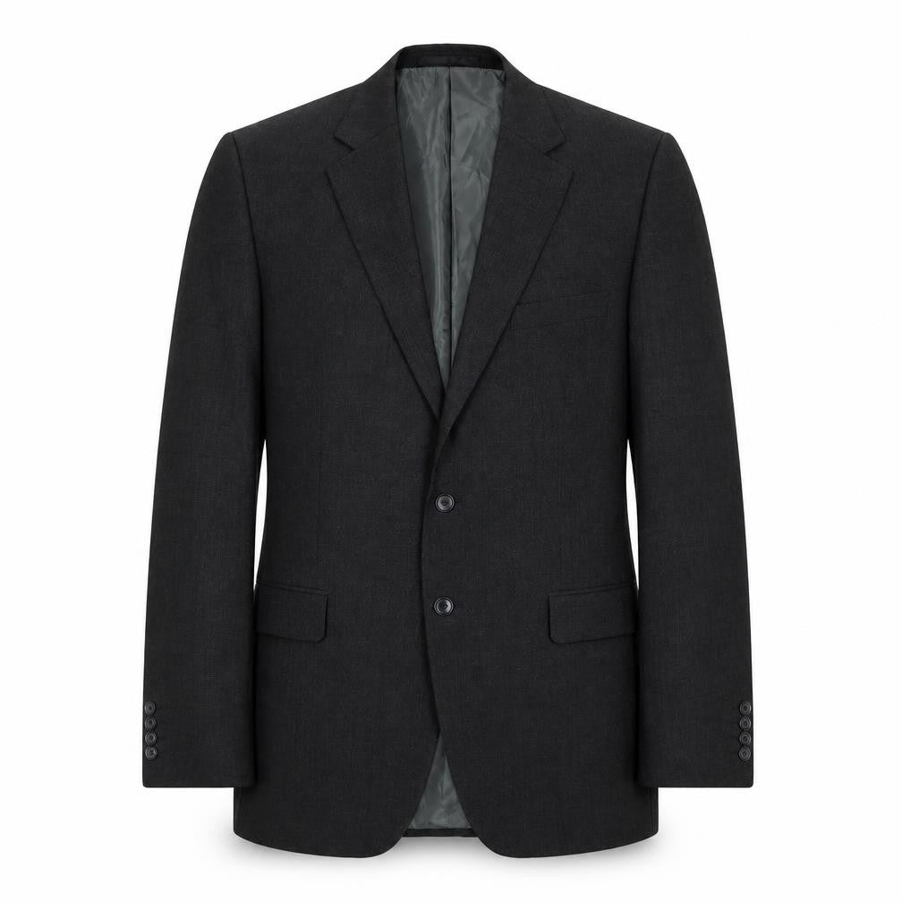 John Lewis Mens Grey Polyester Jacket Suit Jacket Size 42 Regular