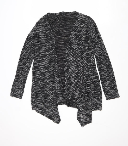 New Look Womens Grey V-Neck Polyester Cardigan Jumper Size S