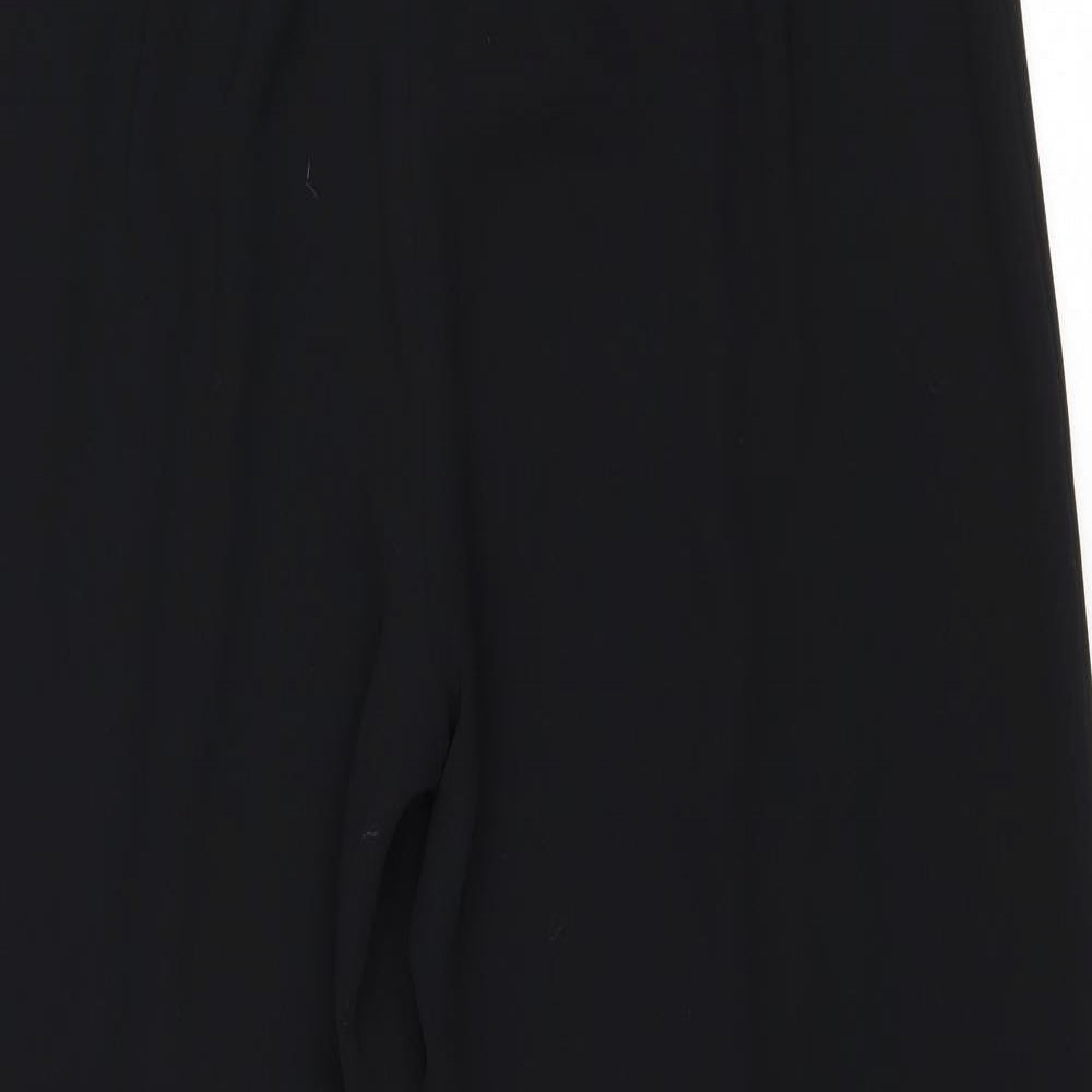 Debenhams Womens Black Polyester Dress Pants Trousers Size 12 Regular