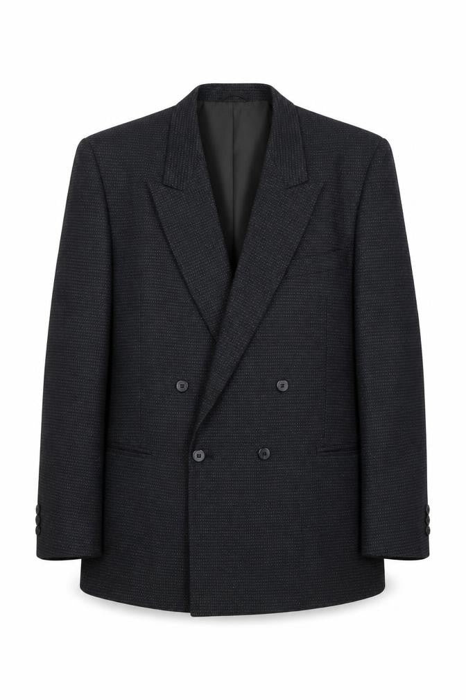 Bruce Corman Mens Grey Wool Jacket Suit Jacket Size 40 Regular
