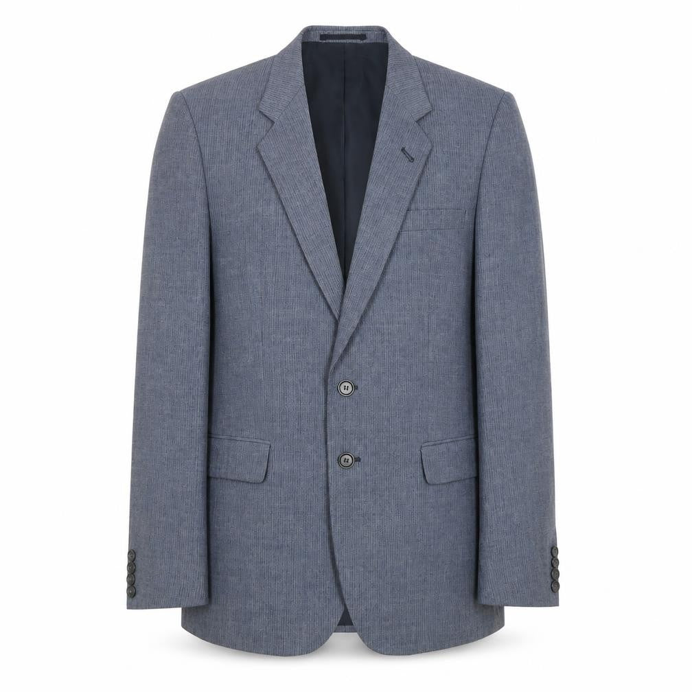 Peter Brown Mens Blue Wool Jacket Suit Jacket Size 36 Regular
