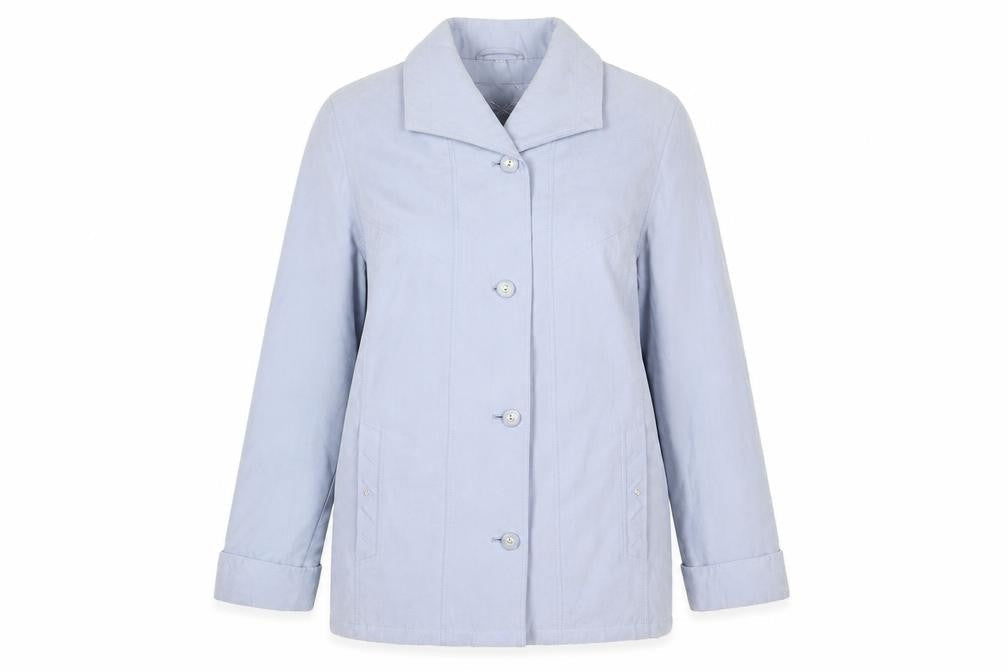 Winter Womens Blue Jacket Size 10 Button
