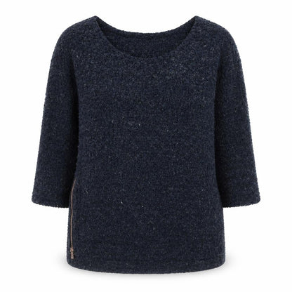 Next Womens Blue Boat Neck Polyester Pullover Jumper Size 6