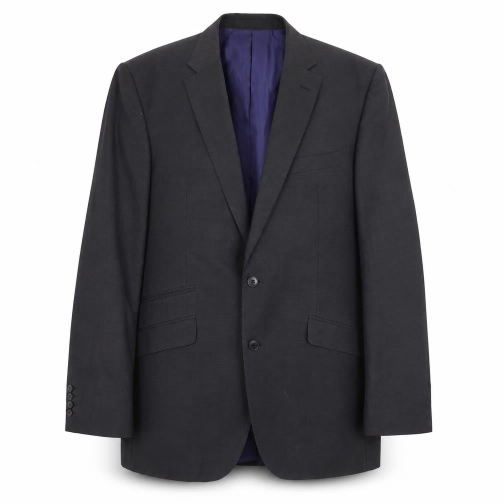 Autograph Mens Grey Polyester Jacket Suit Jacket Size 42 Regular