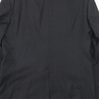 Autograph Mens Grey Polyester Jacket Suit Jacket Size 42 Regular