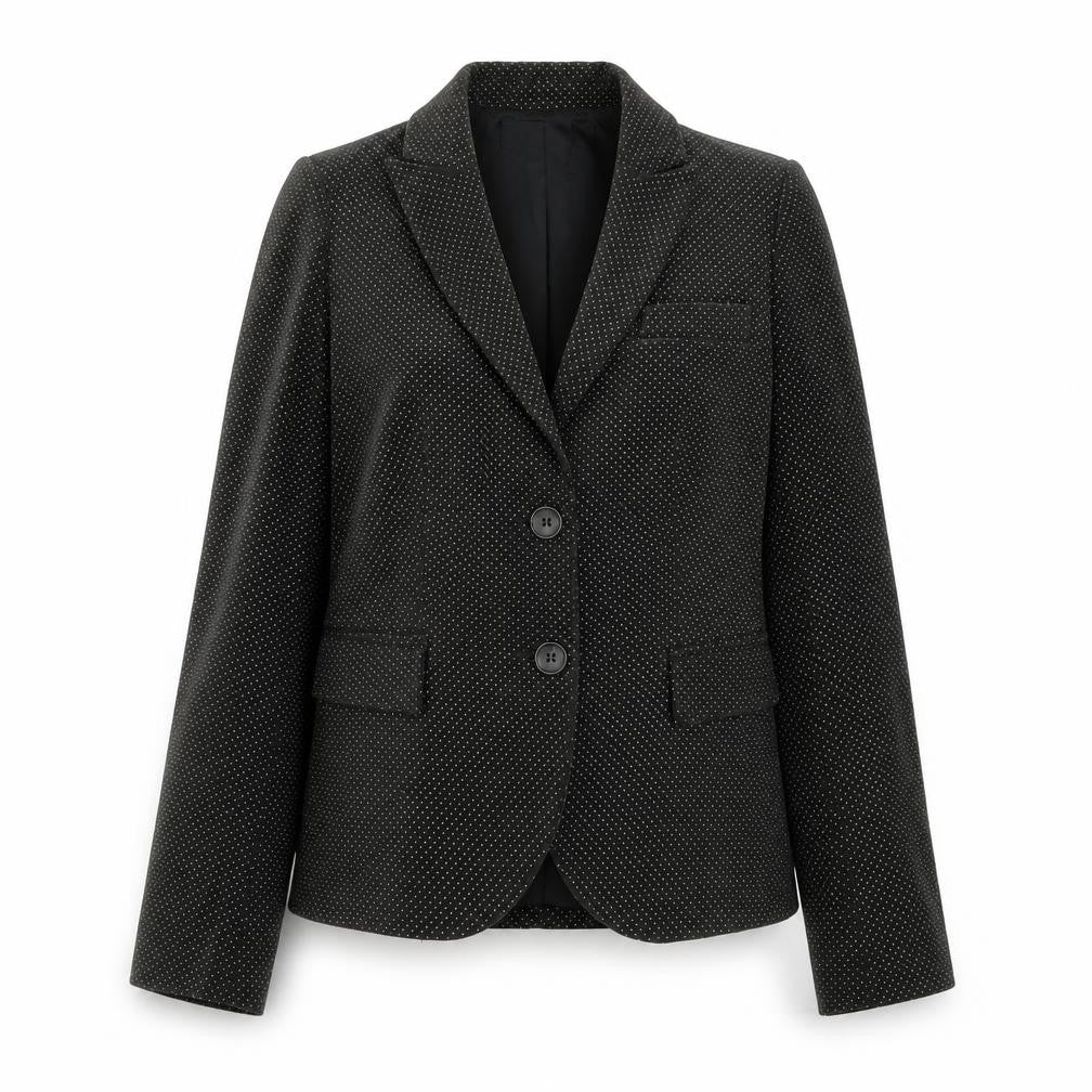 Zara Womens Green Geometric Cotton Jacket Suit Jacket Size M