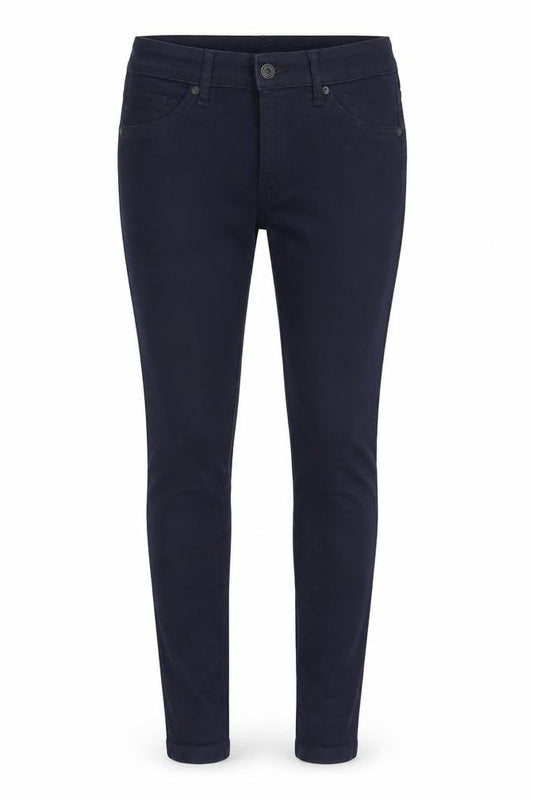 Mango Womens Blue Cotton Skinny Jeans Size 10 Regular Zip