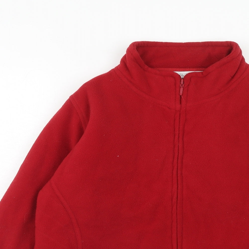 EWM Womens Red Jacket Size S Zip