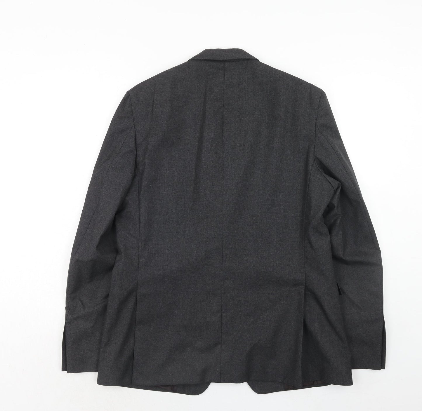 Shoreditch Mens Grey Wool Jacket Suit Jacket Size 42 Regular