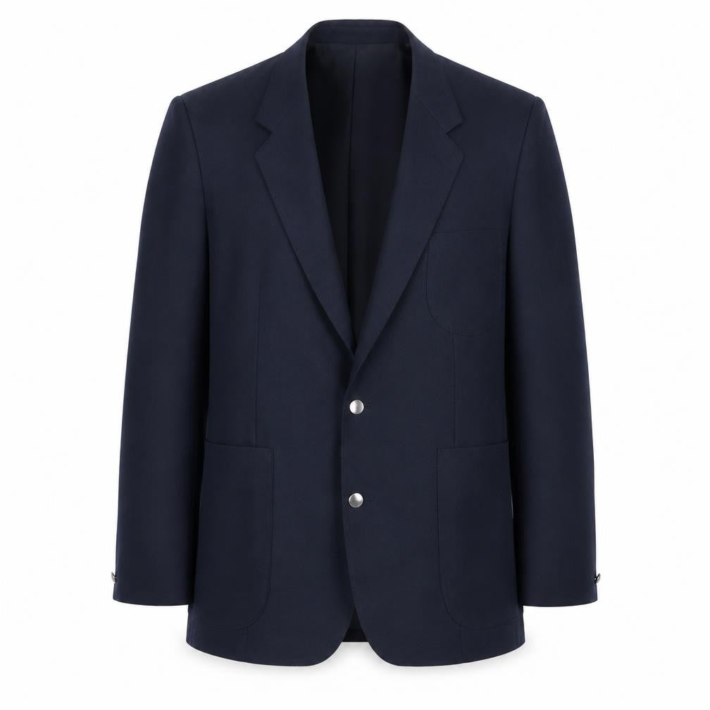 Greenwoods Mens Blue Polyester Jacket Suit Jacket Size 44 Regular